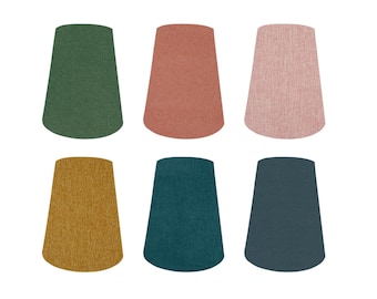 Cone Shaped Lampshade Ceiling Light / Table Lamp / Pendant, Colourful Home Decor, Made in UK