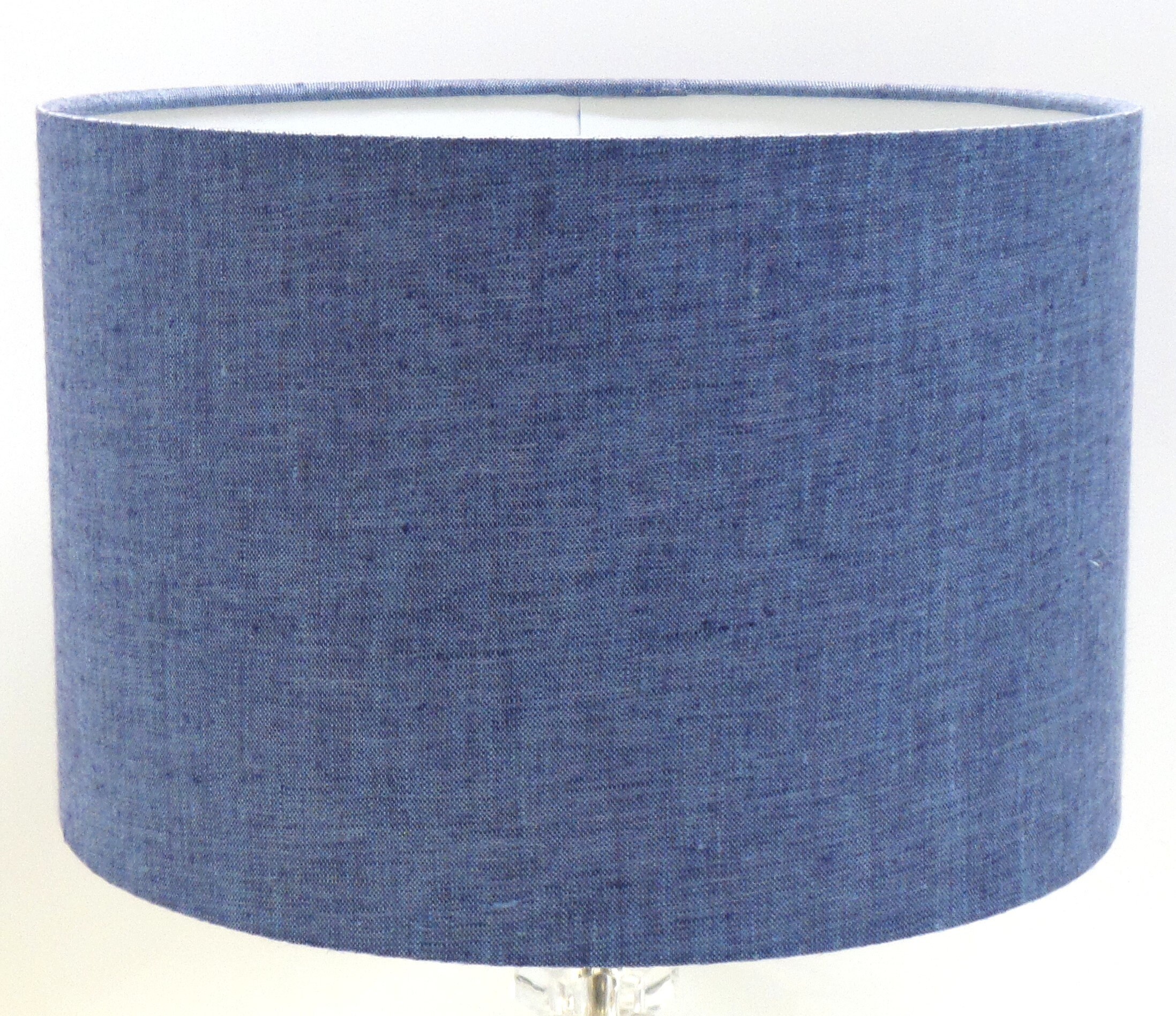 Denim Blue Linen Mix Lampshade Table Lamp Pendant Ceiling