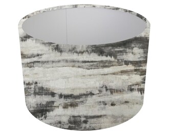 Handmade Abstract Watercolour Lampshade, Marble Pattern Home Decor