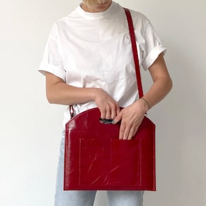 Torba na laptopa crossbody Torba na laptopa 15 cali Skórzana torba na notebooka Skórzana torebka robocza dla kobiet Oryginalna skórzana torba na laptopa Damska torebka