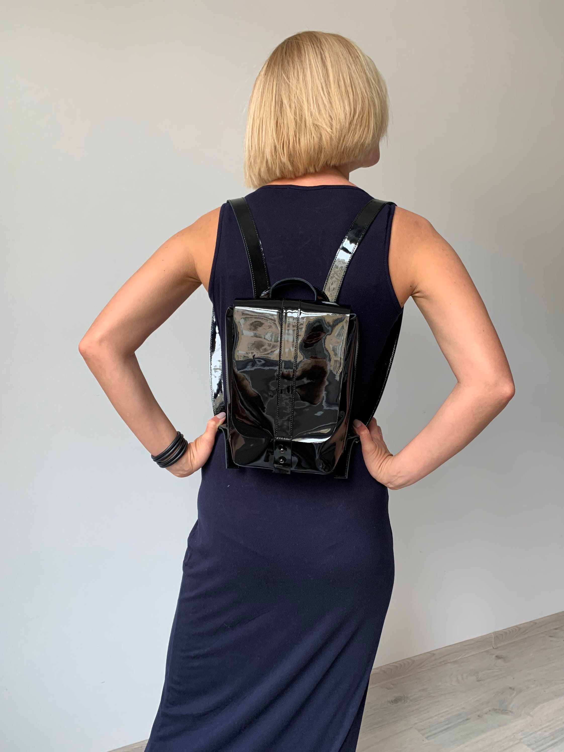 cara delevingne leather backpack Mulberry Black Cara Delevigne Quilted Leather Backpack (RRP 695)