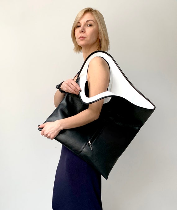 Minimalist Hobo Bag Small Black