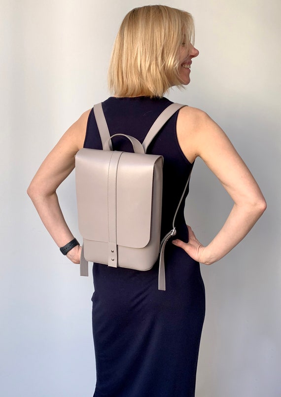 Taupe backpack purse cheap