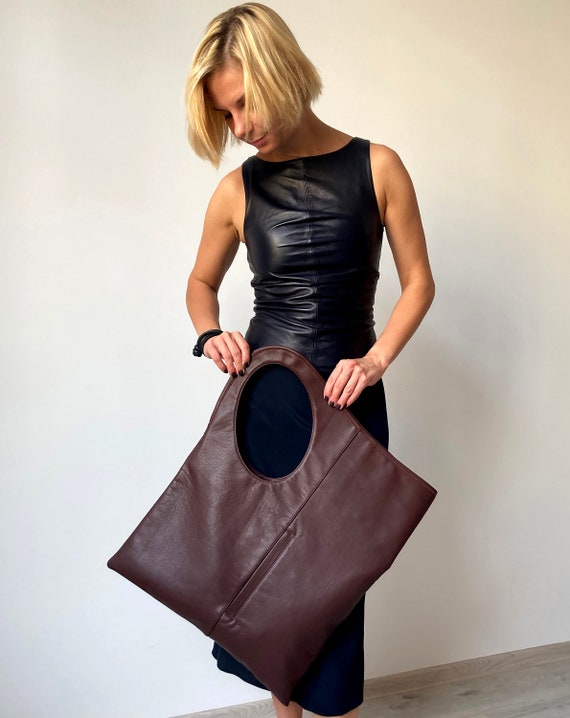 Wildleder Hobo Tasche Einzigartige Umhängetasche Burgund Wildleder  Geldbörse Handgemachte Handtasche für Frauen Mittlere Einkaufstasche Damen  Geldbörse