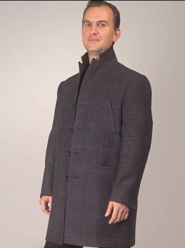 Mens wool coat cashmere winter overcoat. | Etsy