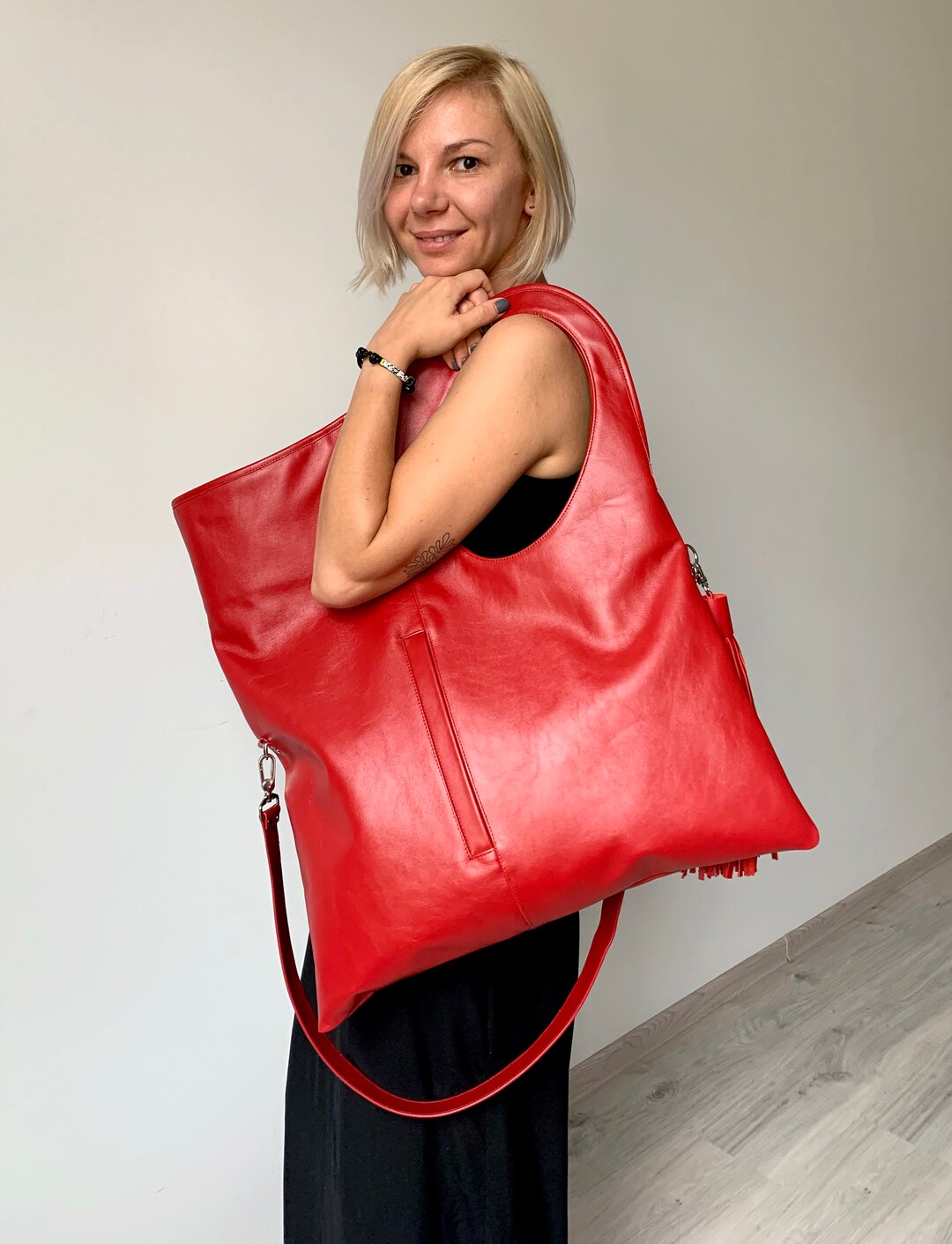 ショルダーバッグ・ポシェット MOREMORR Much Bag Large [2 COLOR] Segater Multicolor Crossbody Bag for Women Genuine Leather