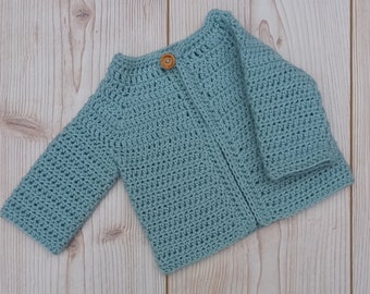 Tiny Baby Cardigan, New Baby Cardigan, Preemie Baby Clothing, Gender Neutral Baby Clothing.