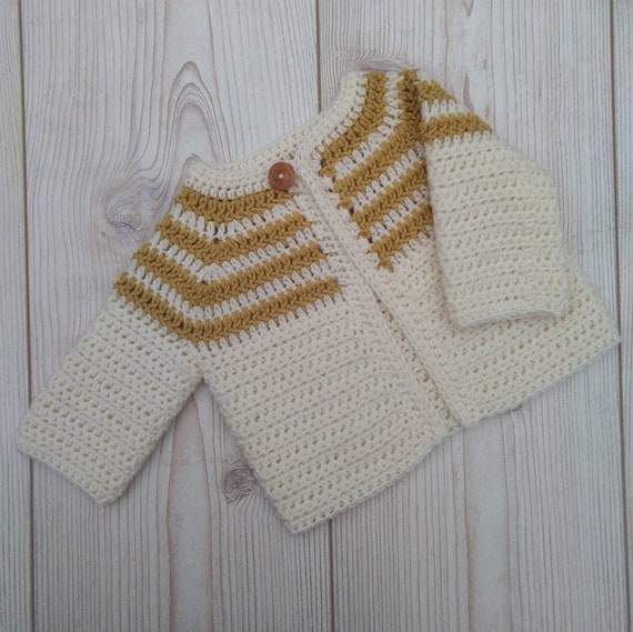 neutral baby cardigan