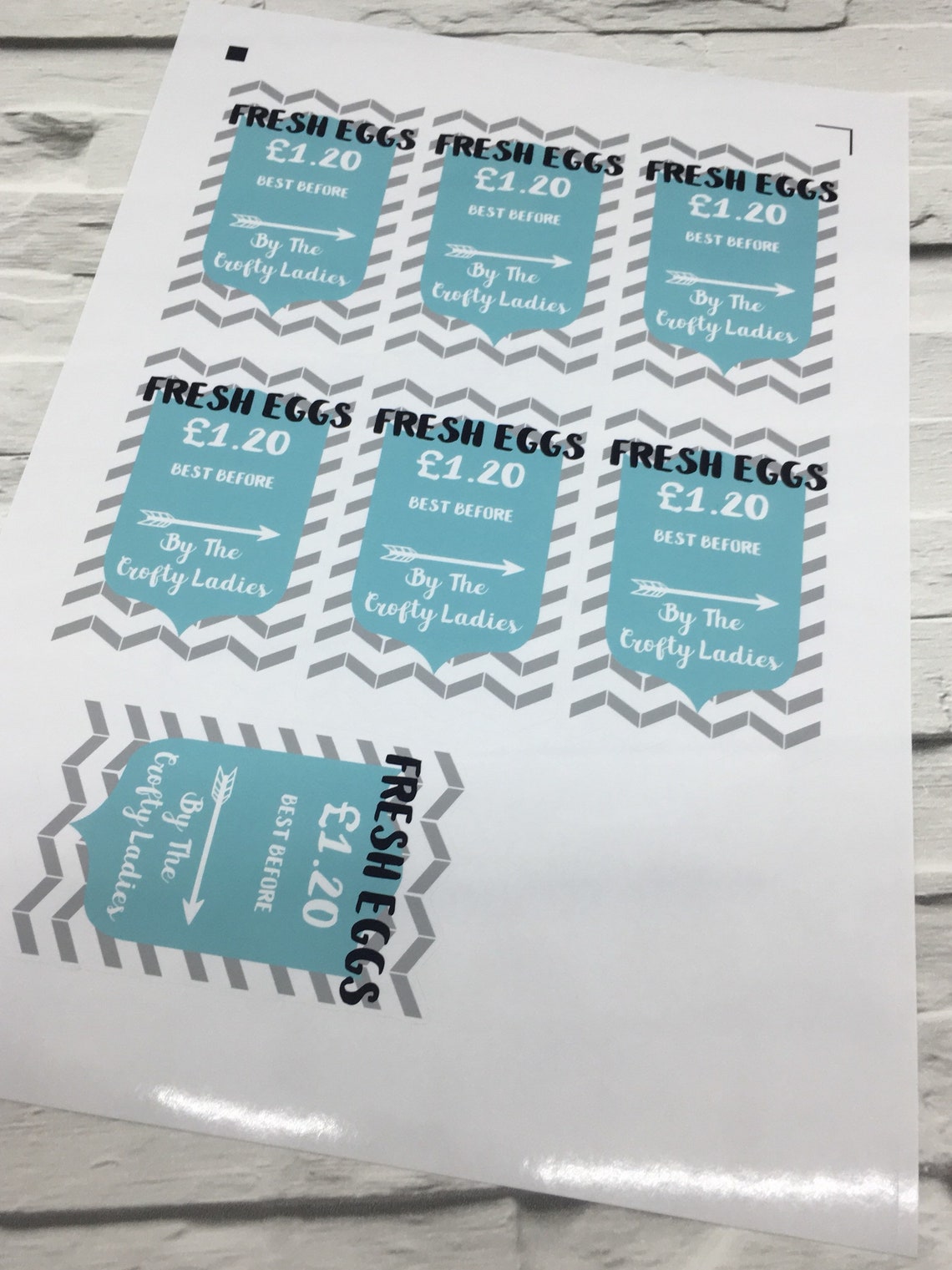 Personalised Egg Box Labels Custom Egg Carton Sticker Fresh Etsy UK