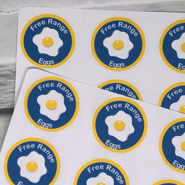 Egg Carton Labels Etsy UK