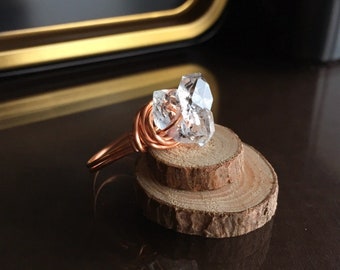 Herkimer Diamond Ring, Rings, Jewelry Gifts