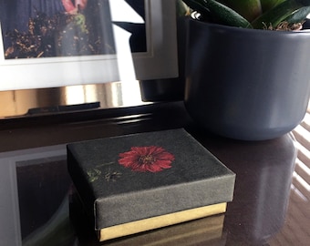 Handmade Small Gift Box with Lid, Minimalist Design