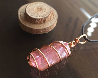 Watermelon Tourmaline Necklace