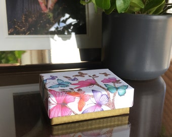 Small Handmade Gift Box, Gift Box with Lid