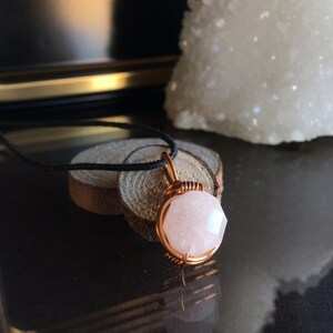 Minimalist Morganite Necklace, Morganite Jewelry, Morganite Gifts