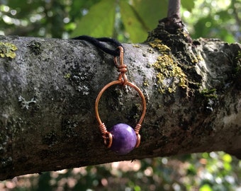 Lepidolite Pendant Necklace: Jewellery