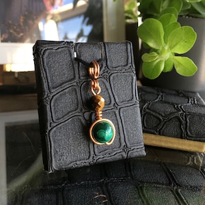 Malachite & Tiger Eye Necklace, Malachite Necklace, Necklaces, Jewelry Gifts