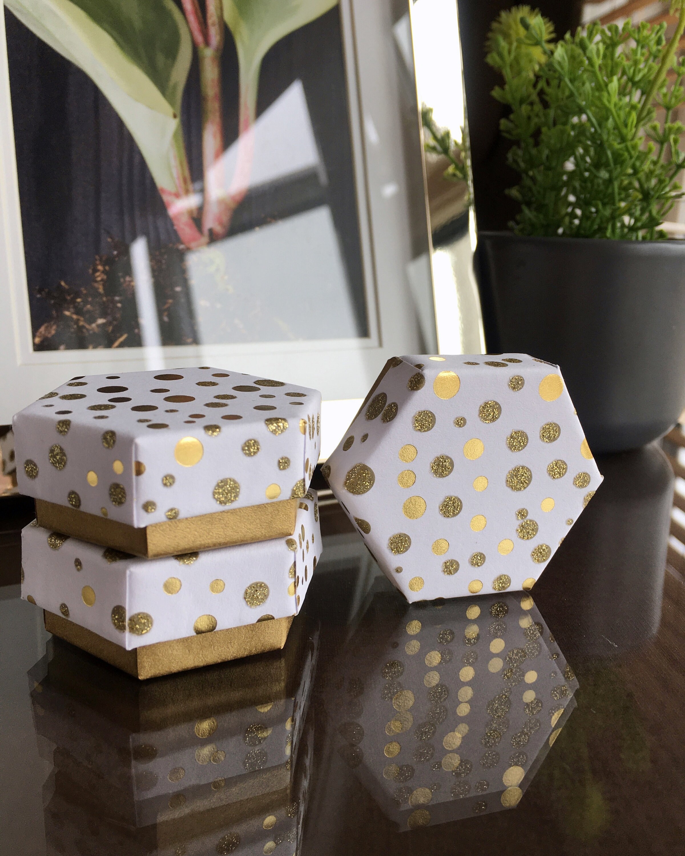 Small Hexagon Handmade Gift Box Small Handmade Gift Box Etsy Australia