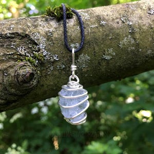 Celestite Necklace, Celestite Jewelry, Celestite Pendants