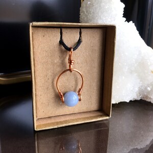 Angelite Necklace, Angelite Jewellery, Angelite Gifts