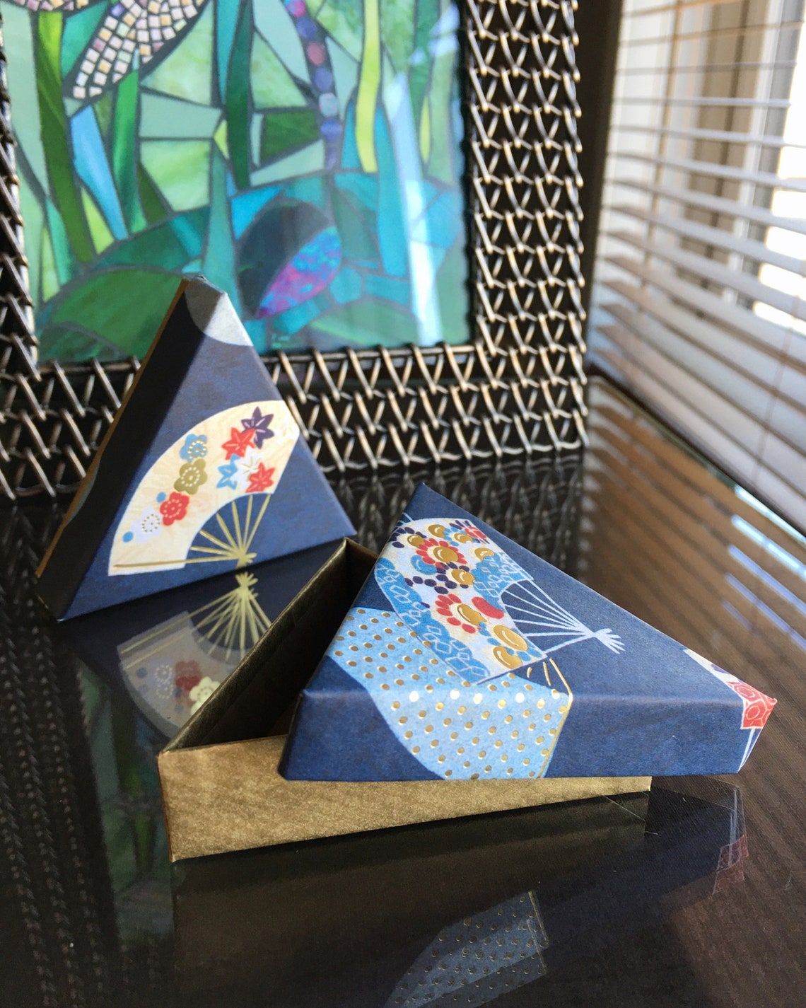 Small Triangle Handmade Gift Box Triangle Gift Box Gift Etsy