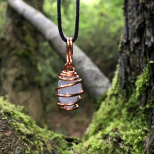 Raw Celestite Necklace, Celestite Pendants, Celestite Jewelry
