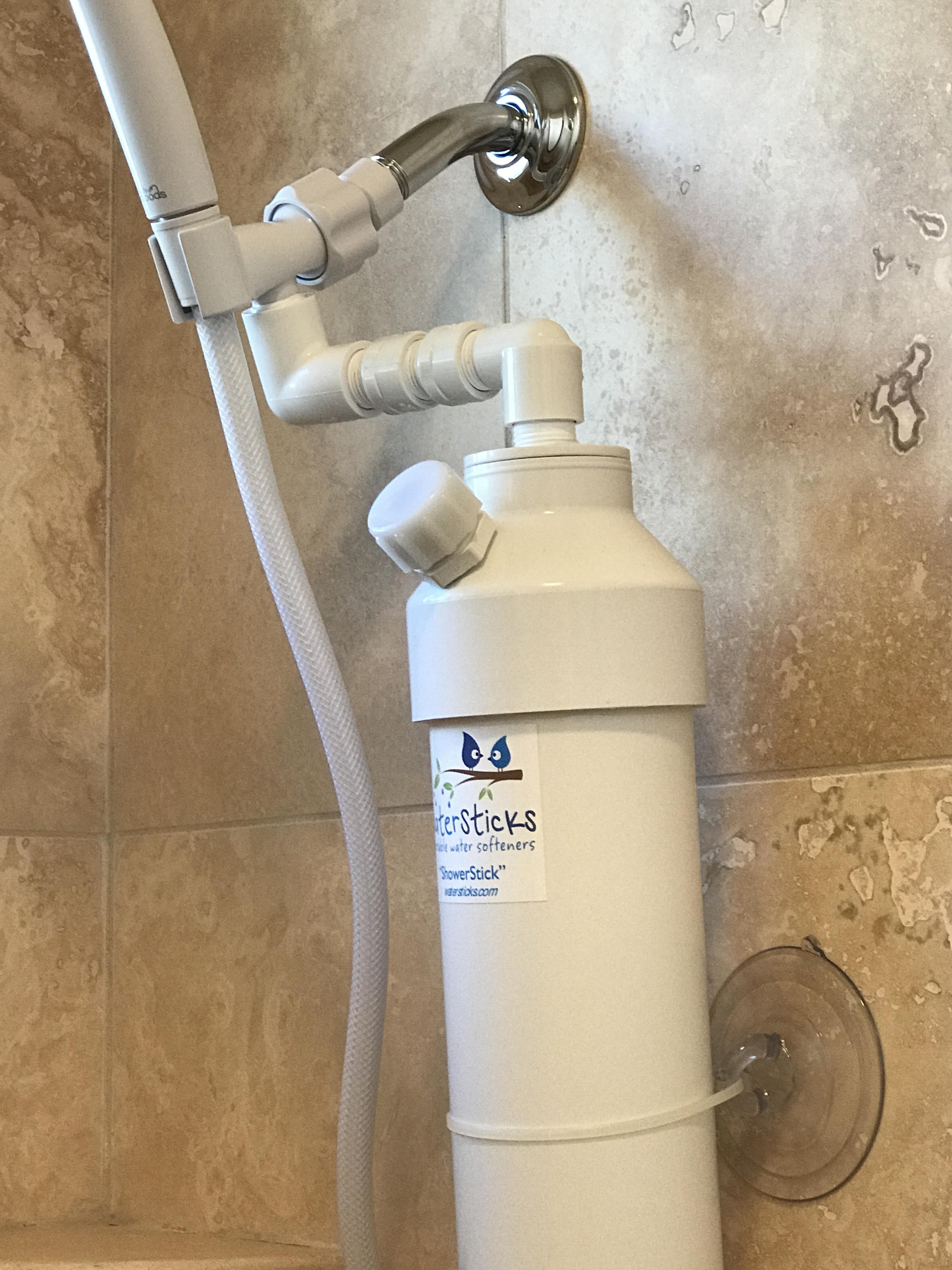 Offset Connector for the ShowerStick shower water softener by Etsy