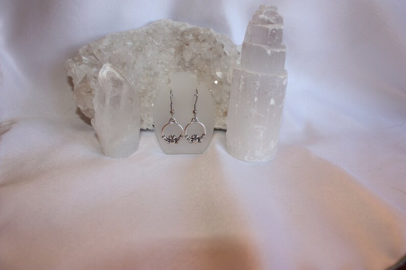 silver plated claddah earrings your choice of ear wires