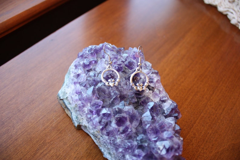 silver plated claddah earrings your choice of ear wires