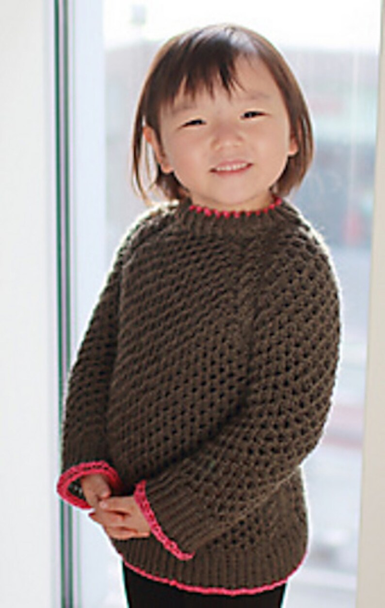 Knitting pattern busy bees sweater sweater for kids | Etsy