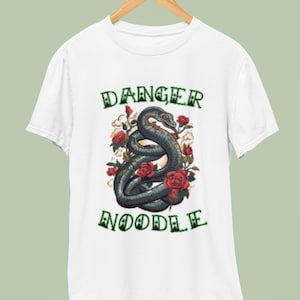 Danger Noodle Tattoo Tee | 100% Cotton Snake Tshirt