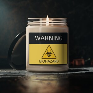 Biohazard Scented Soy Candle, 9oz