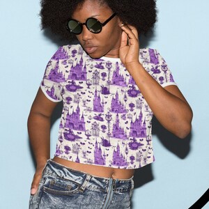 Violet Kingdom Crop Top