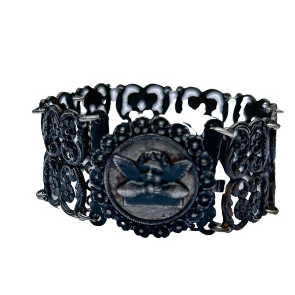 Early 1800s Berlin Iron Cherub Bracelet
