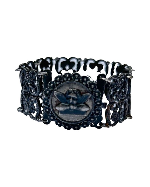 Early 1800s Berlin Iron Cherub Bracelet