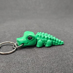 Articulated Alligator Keychain