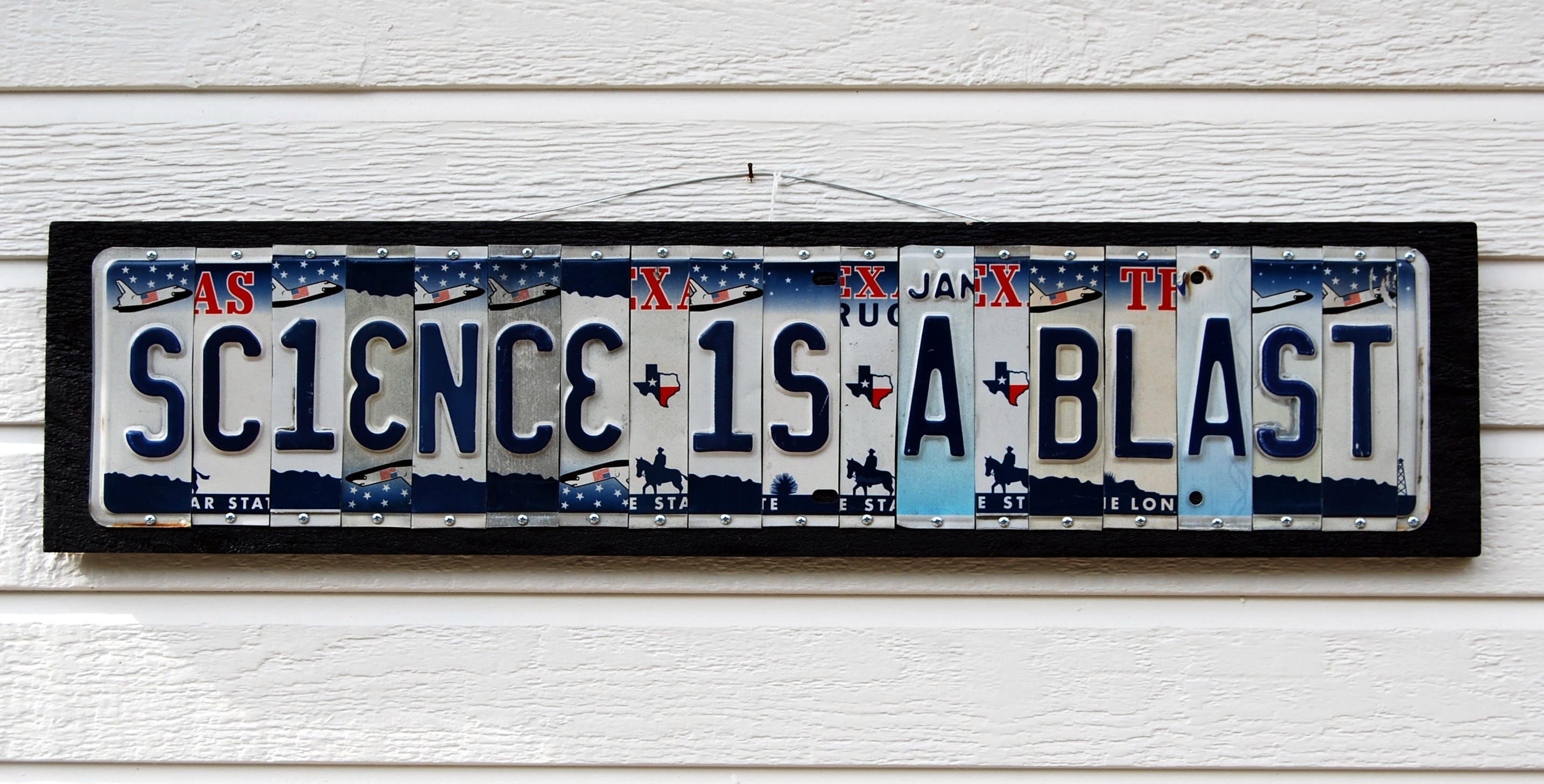 Custom 17 Letter License Plate Sign Etsy