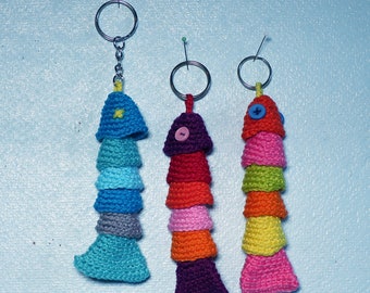 PDF crochet pattern fish as a pocket dangler