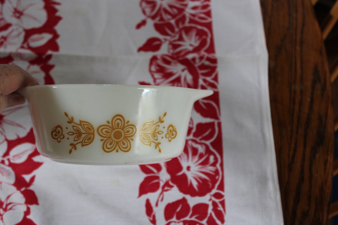Vintage Pyrex Bowl Butterfly Pattern - Etsy