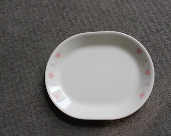 Corelle platter, forever yours pattern