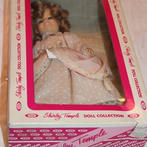Vintage 1980&#39;S Shirley Temple doll with box