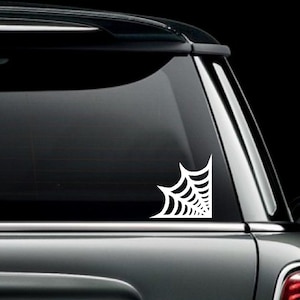 Spider Web Custom Car Truck Van Window or Bumper Sticker Vinyl Decal