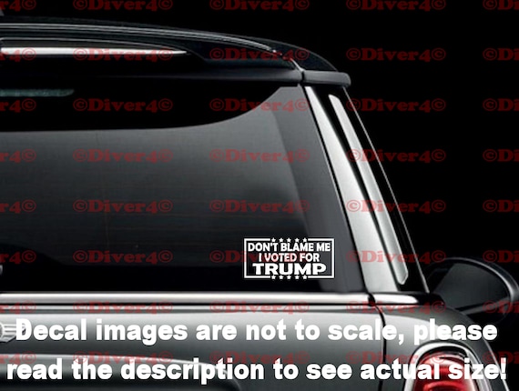 Don't Blame Me I Voted For TRUMP 18"x24" YARD SIGN DOUBLE SIDE Made In USA - Foto 3