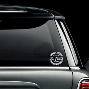 Proud Air Force Aunt Seal Car Truck Van Window or Bumper Sticker Vinyl Decal
