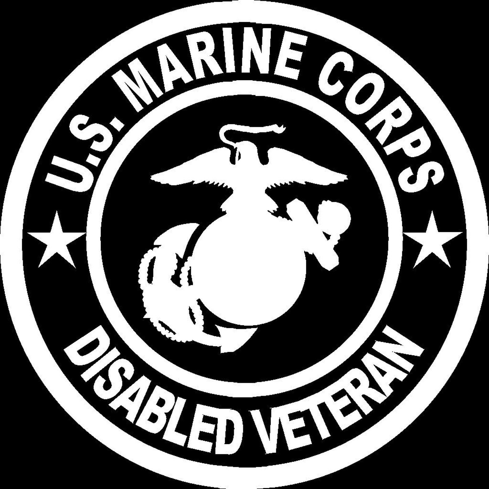 Disabled U.S. Marine Corps Veteran Die Cut Vinyl Decal Bumper - Etsy UK
