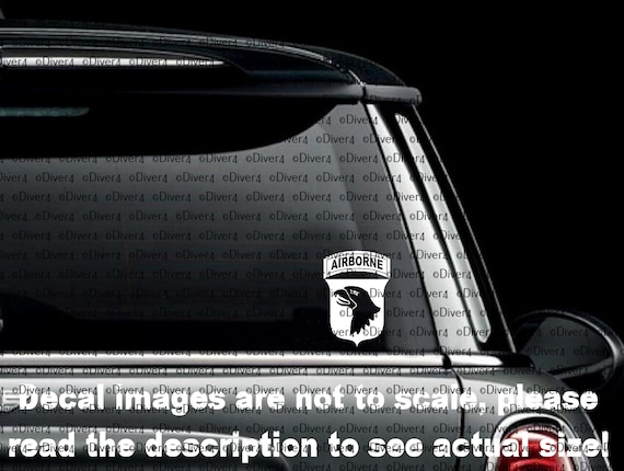Fagraphix 101st Airborne Division Sticker Decal - Self Adhesive Vinyl - Weatherproof - Made In USA - Div The Screaming Eagles 14" Wide - Foto 2