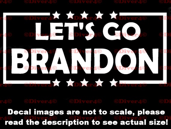 Let's Go Brandon Car Truck Van Window Decal or Bumper Sticker Vinyl Decal  Joe Biden -  Canada
