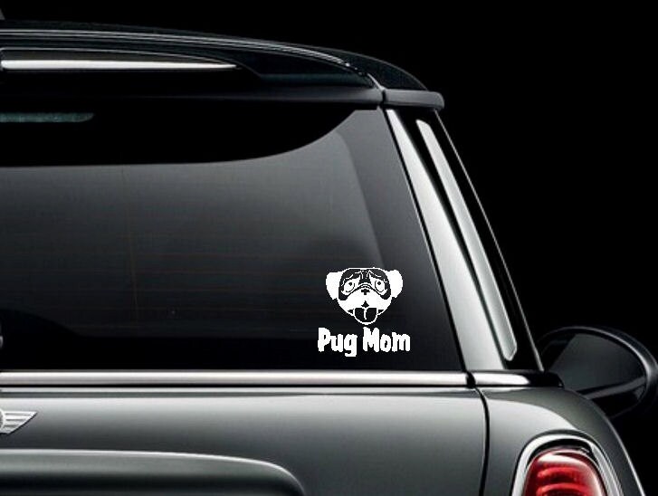Pug Life - Vinyl Die Cut Decal Sticker - UK