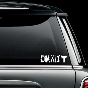 Firearms Coexist Custom Car Truck Van Window or Bumper Sticker Vinyl Decal