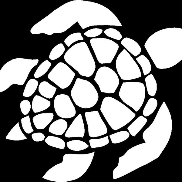 Sea Turtle Custom Car Truck Van Window or Bumper Sticker Vinyl Decal